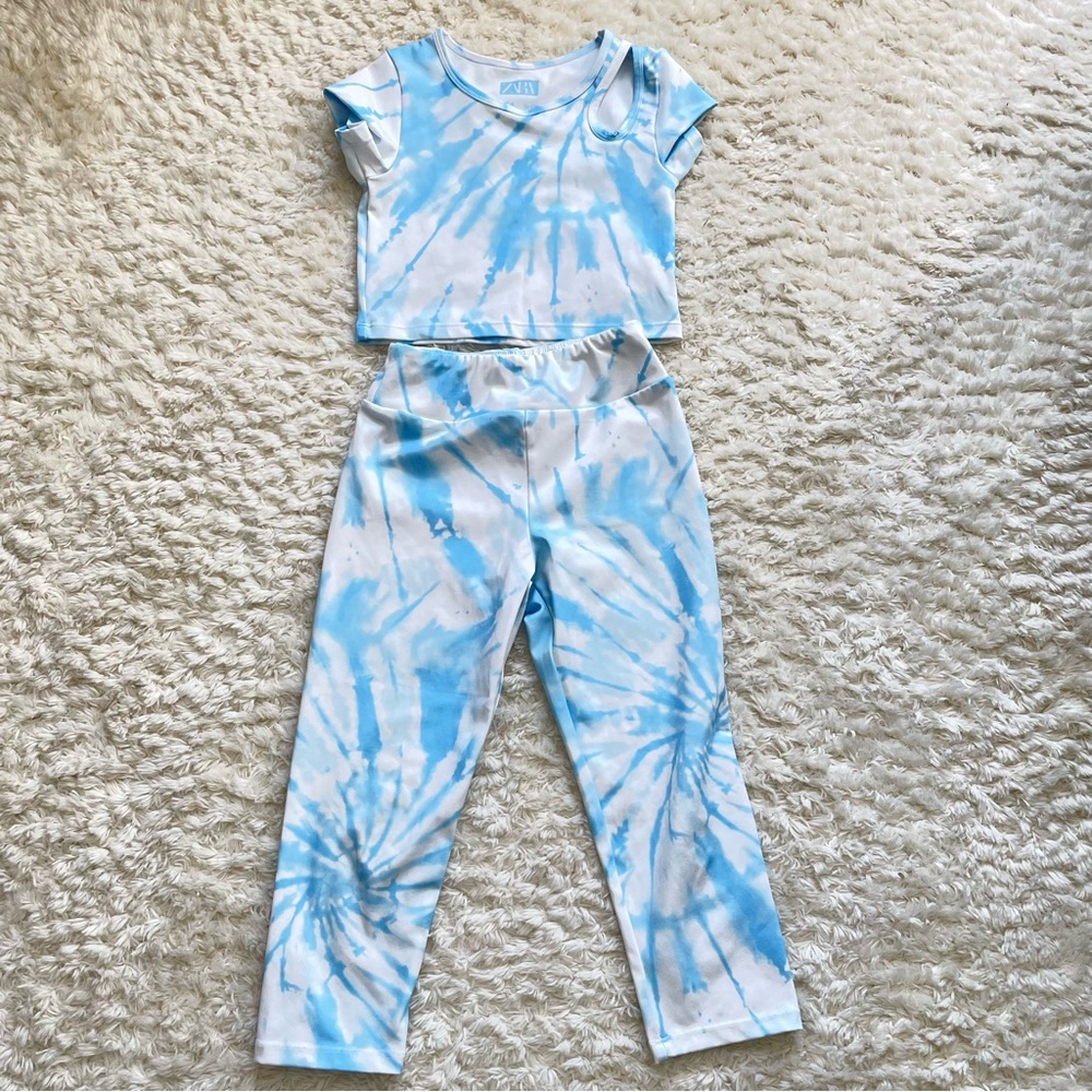 Girl 8-9T gym yoga outfit set